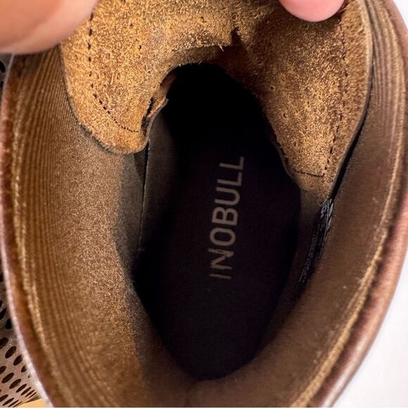 Nobull Brown Leather Perforated Athletic Shoes Trainer Ankle Boots Sneakers 10.5 - Picture 10 of 12